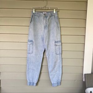 denim cargo pants